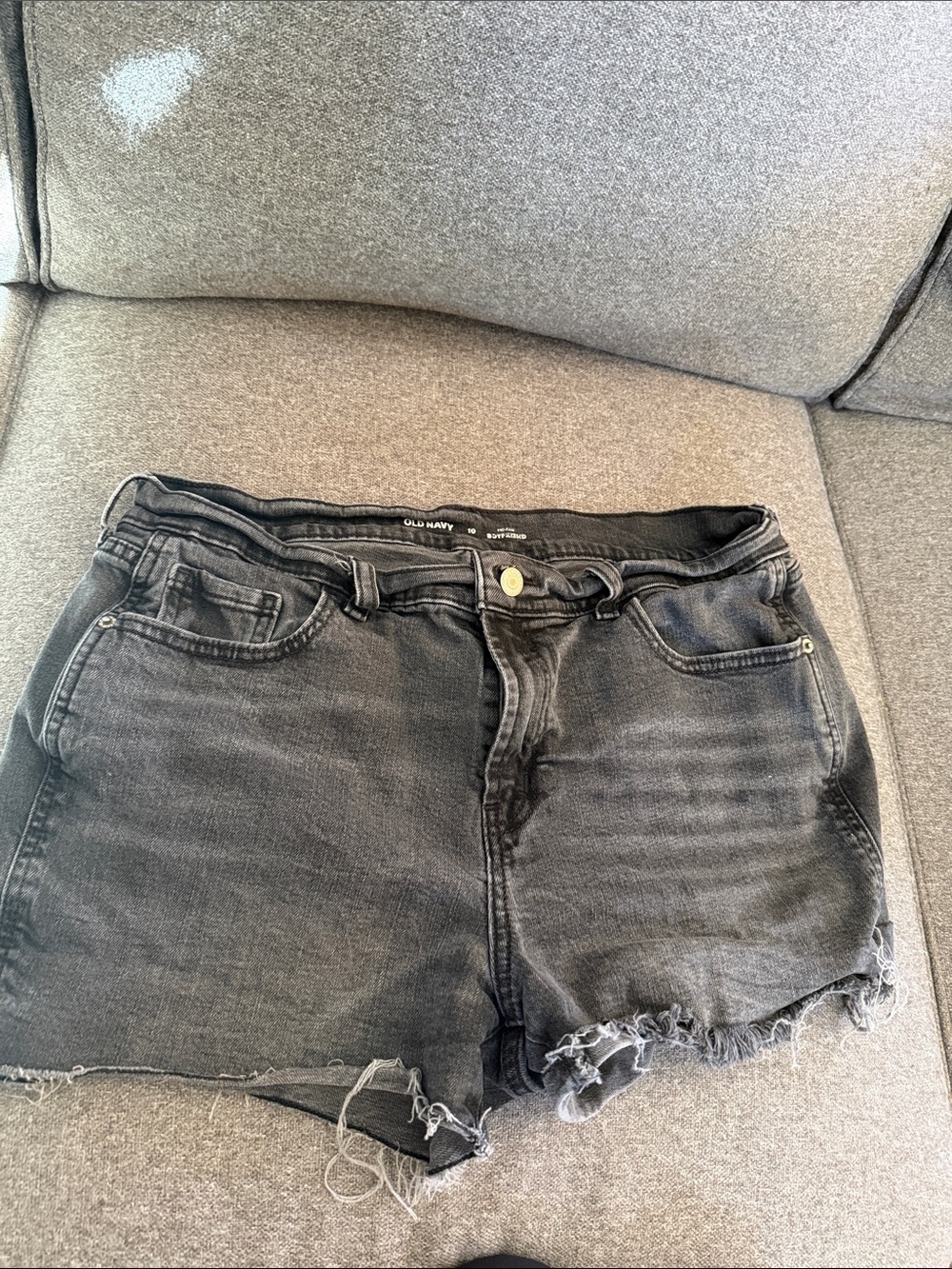 Old Navy Women's Black Denim Cutoff Shorts